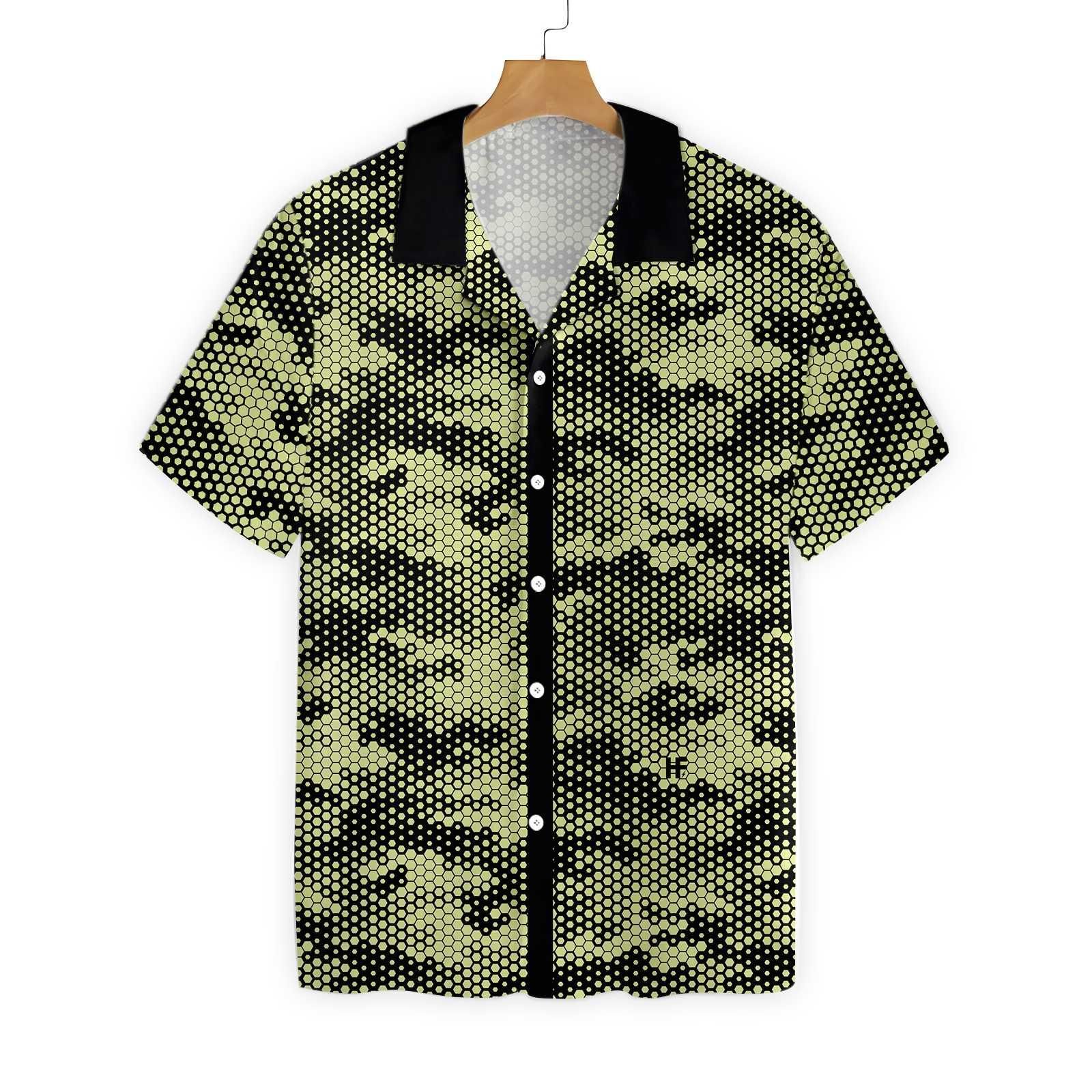 Golf Ball Texture Digital Camo 0701 Hawaii Shirt Ha41023