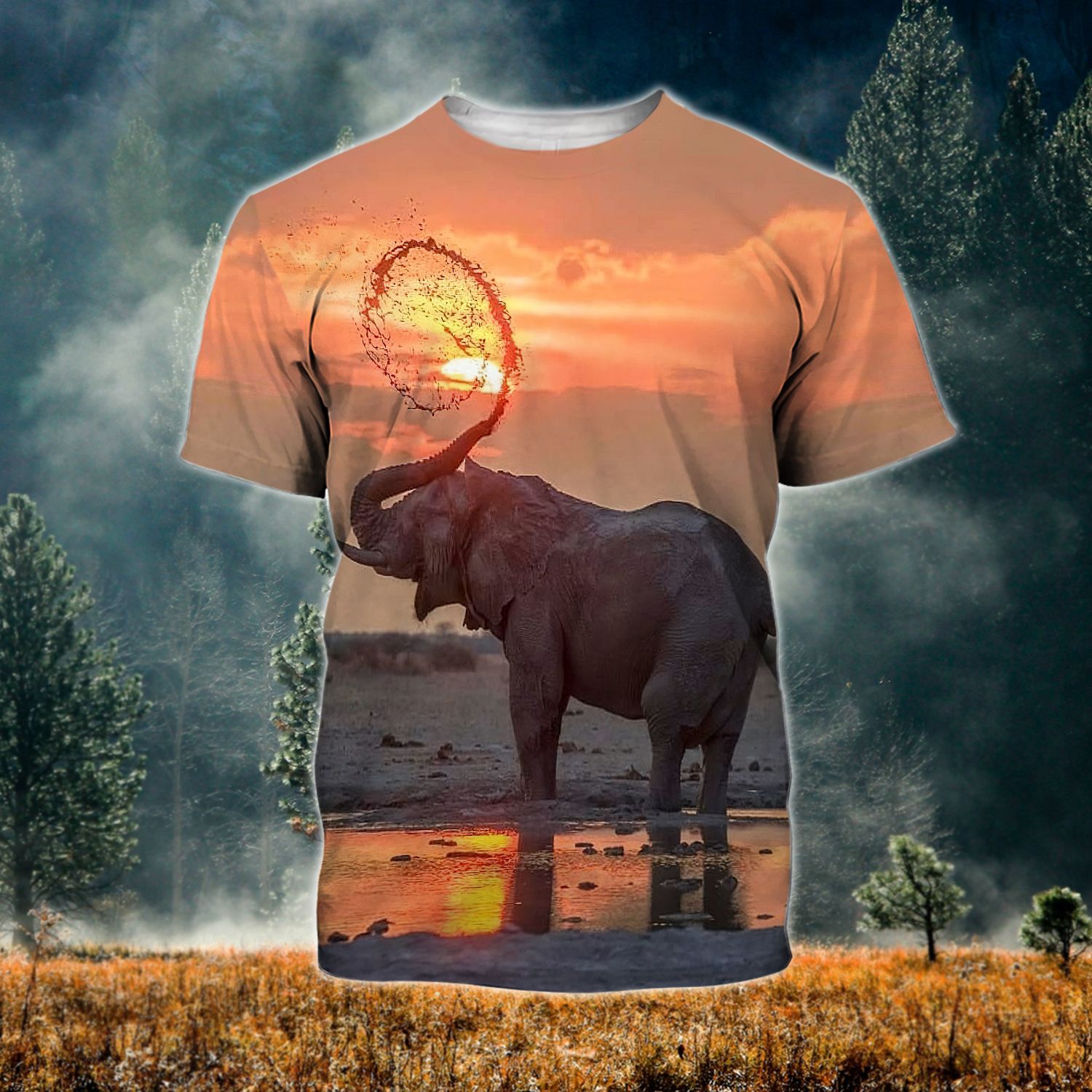 Elephant Ver05 Tthj210721Nby Unisex 3D T-Shirt All Over Print