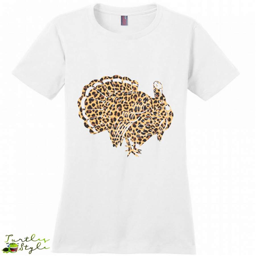 Turkey And Leopard Skin – District Made Women Shirt