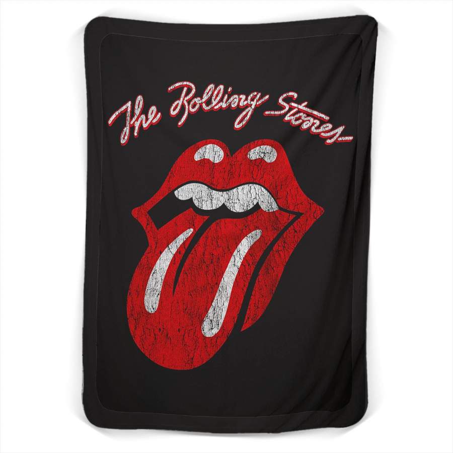 The Rolling Stones Fleece Blanket