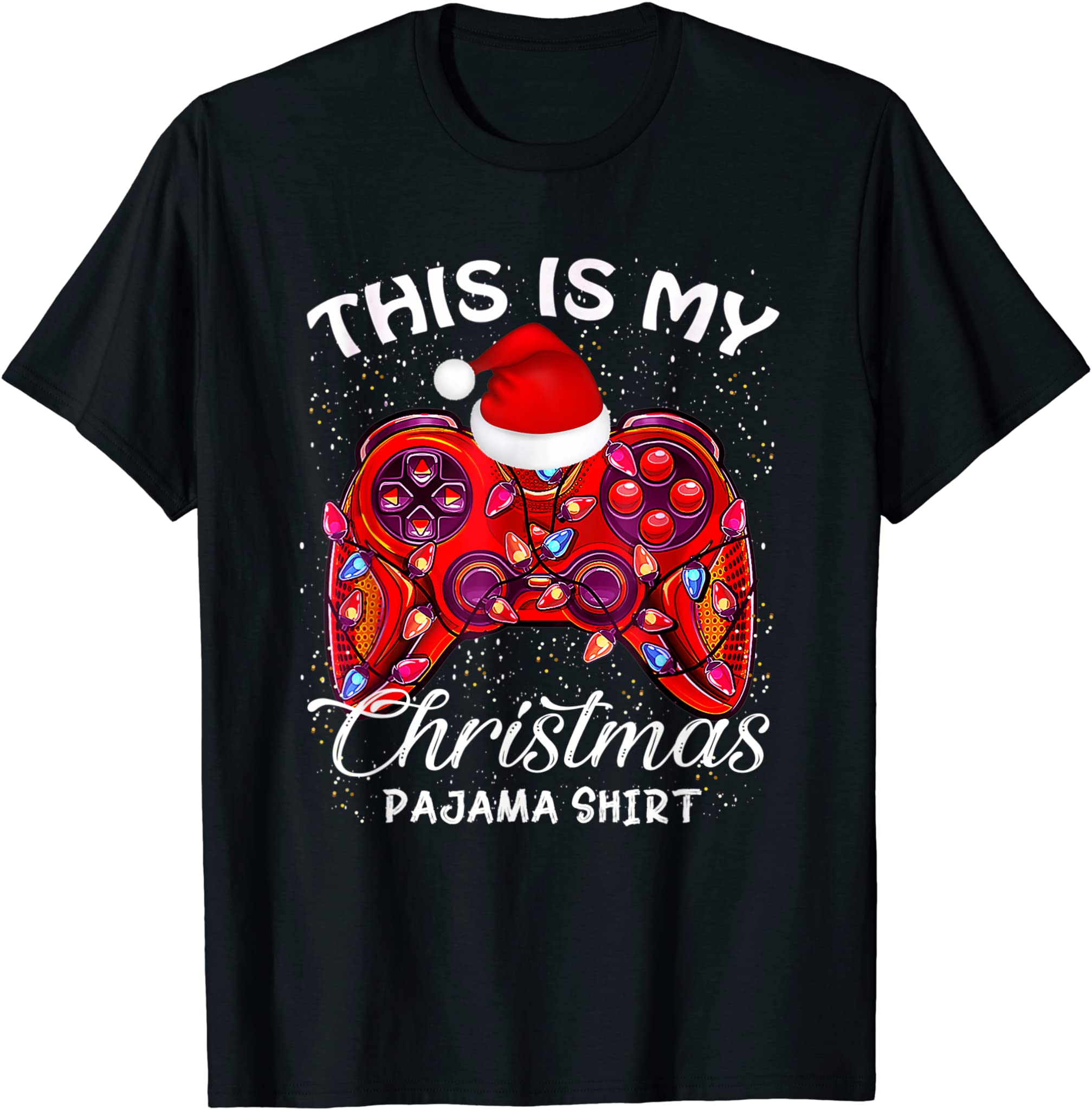 Gaming Family Matching Christmas Group Funny Gamer Pajama T-Shirt