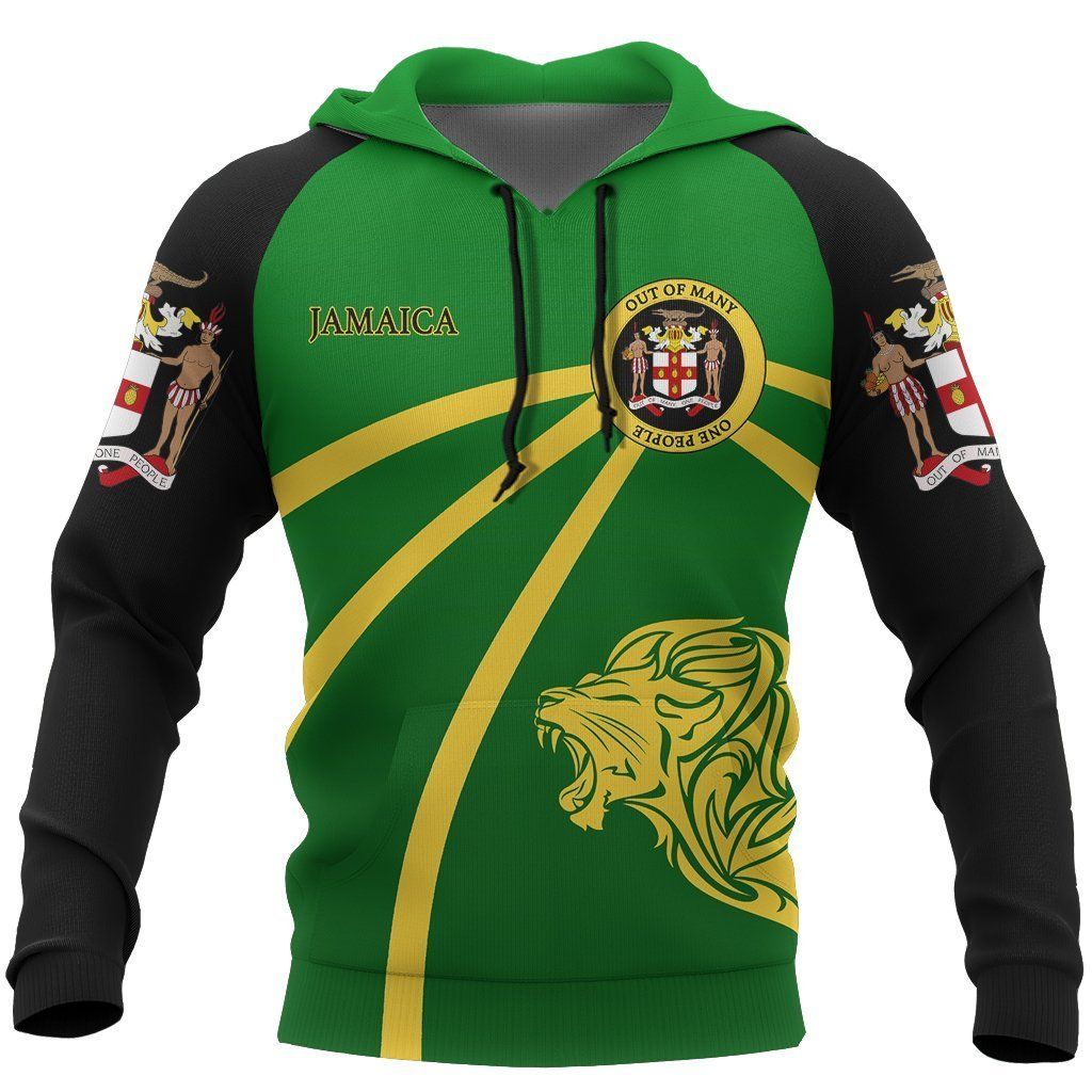 Viticstoreac Jamaica Lion Printed Pullover Unisex 3D Hoodie All Over Print Hsfnj