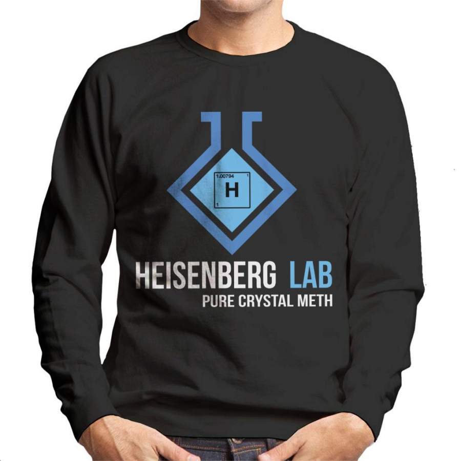 Breaking Bad Heisenberg Lab Pure Crystal Meth Men’s Sweatshirt