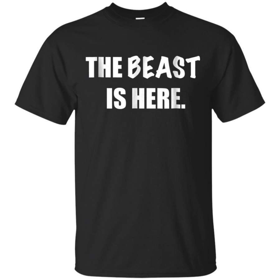 AGR Gym Tshirt The Beast Is Here Workout Wear Jaq T-shirt