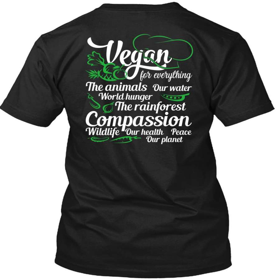 Vegan For Everything T Shirt, The Animals Our Water T Shirt