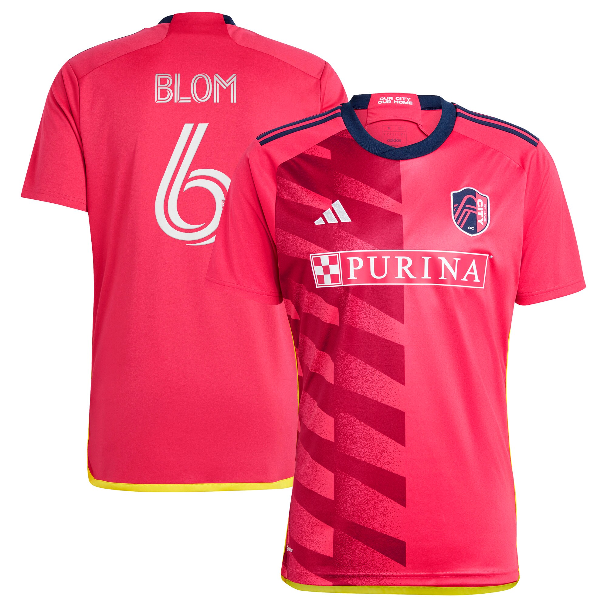 Njabulo Blom St. Louis City SC 2023 CITY Kit Replica Jersey – Red