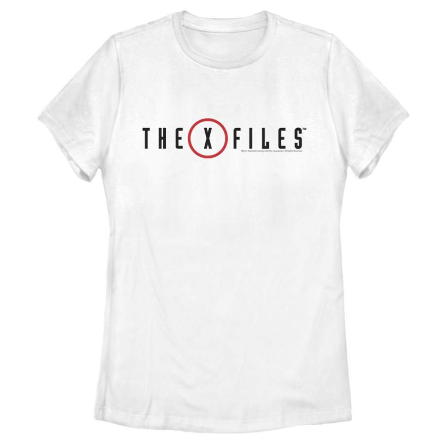 The X-Files Women’s Classic Logo  T Shirt