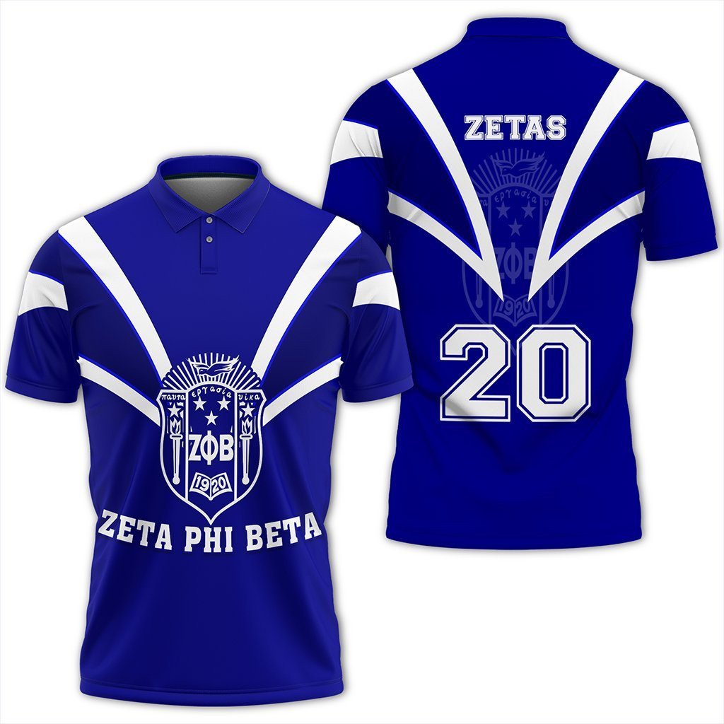 Sorority Polo – Zeta Phi Beta Polo Shirt Tusk Style