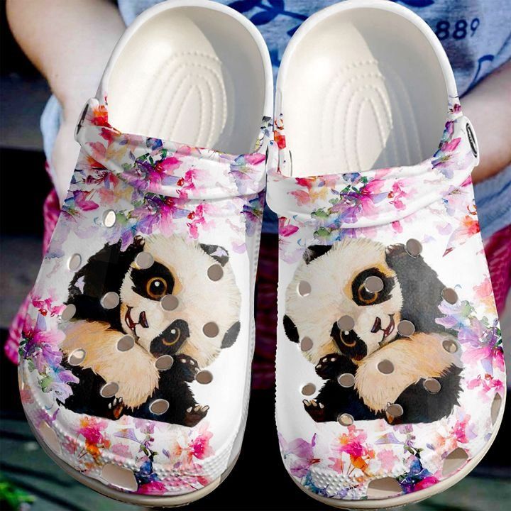 Panda Cute Sku 1774 Clogs Clogband Clog Comfortable For Mens Womens Classic Clog Water Shoes