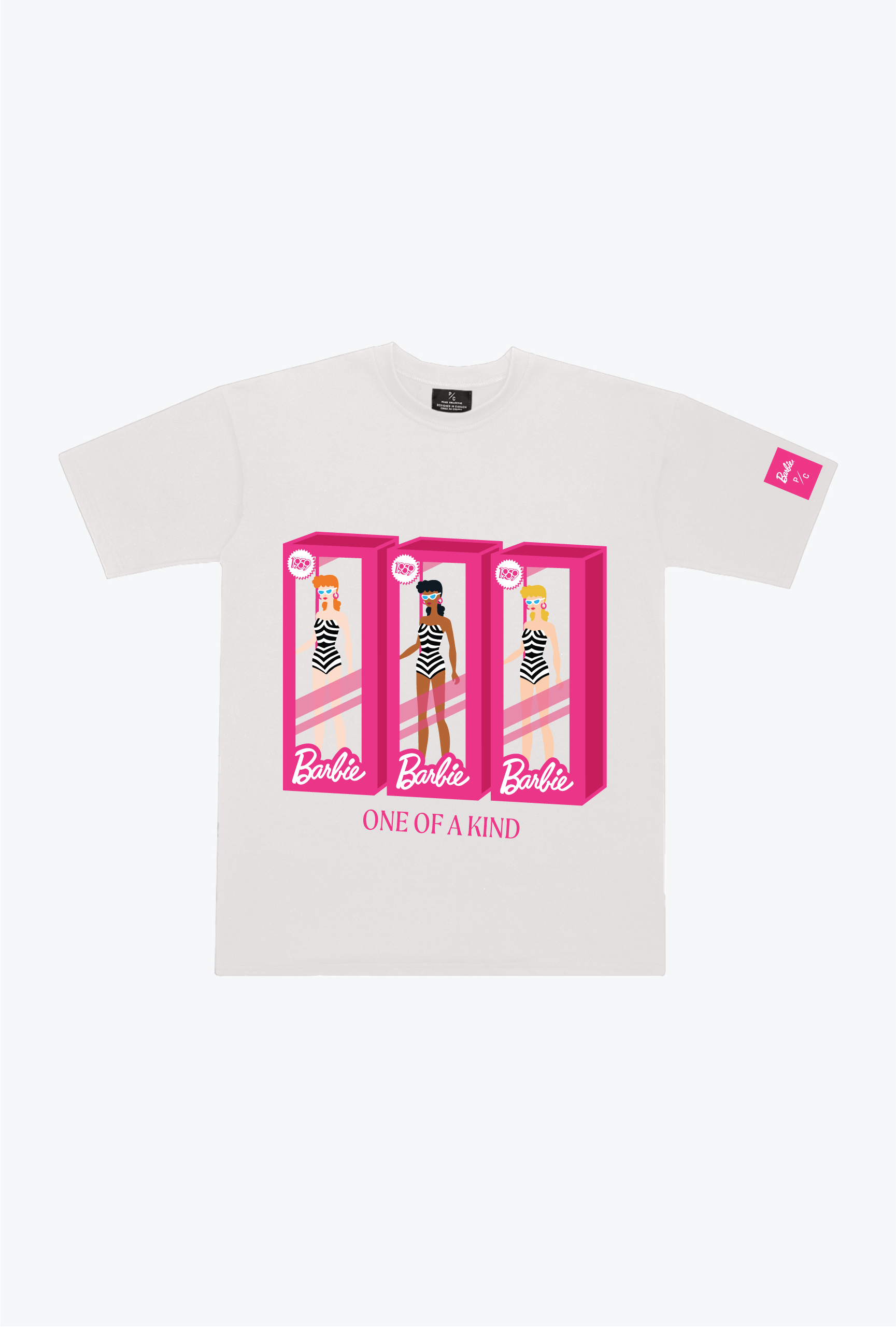 Barbie One Of A Kind Heavyweight Graphic T-Shirt – White