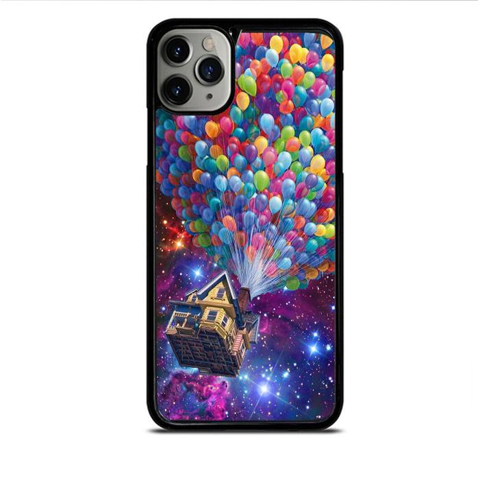 Balloons Flying House In Galaxy Nebula 3D Case Phone Cases