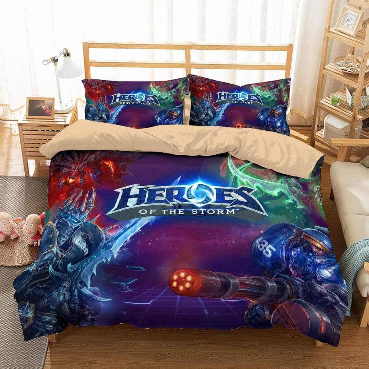 3D Customize Heroes Of The Storm Duvet Cover Bedding Set 4