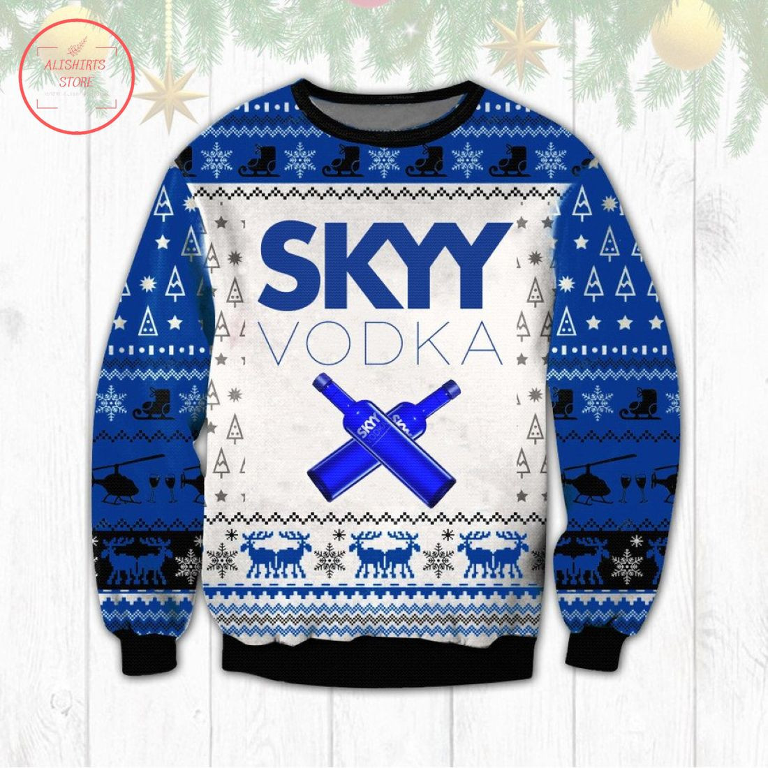 Skyy Vodka Ugly Christmas Sweater