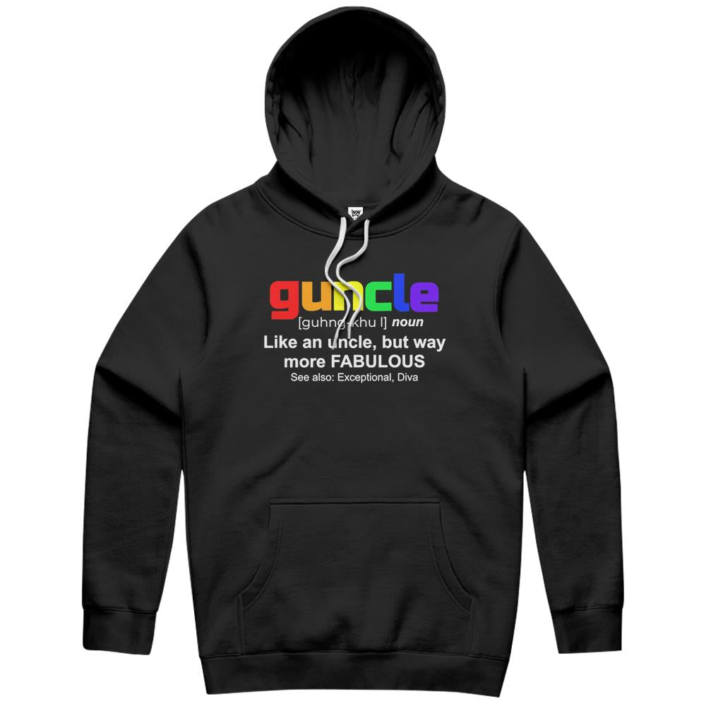 Guncle – Gift For Gay Uncle Lgbt Pride Hoodie