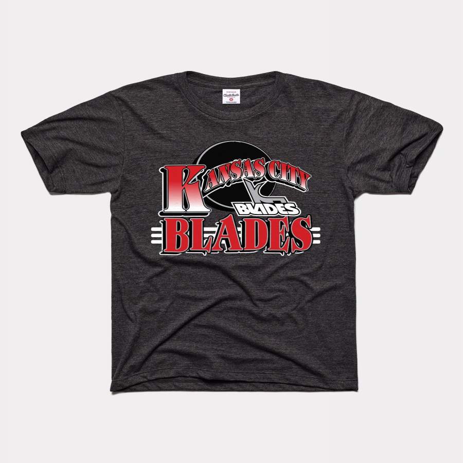 Kansas City Blades Vintage Black T-Shirt