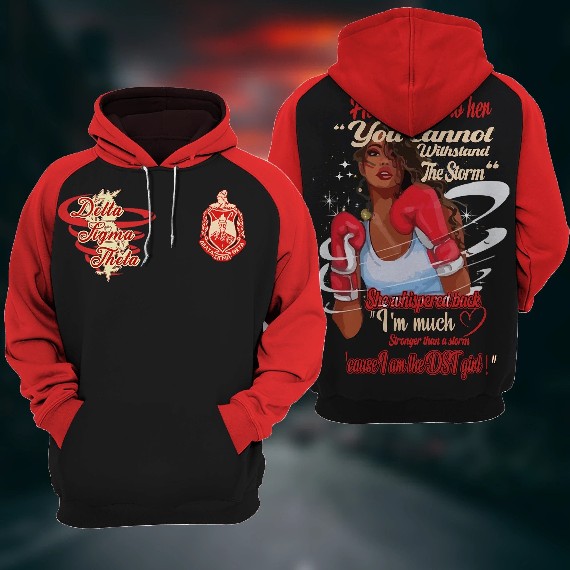 Greek Life Hoodie – Strong Women Delta Sigma Theta Hoodie