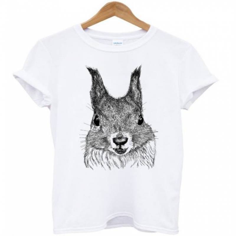 Mens Red Squirrel T-Shirt