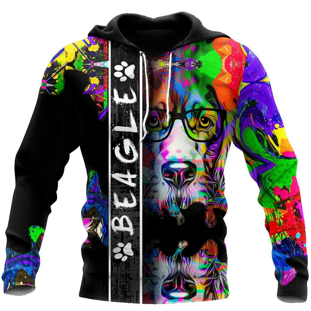 Beagle Dog Full Color 3D All Over Printed Shirt & Short For Men And Women Pl