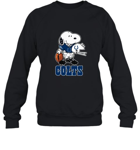 Snoopy A Strong And Proud Indianapolis Colts Player 2D Sweatshirt