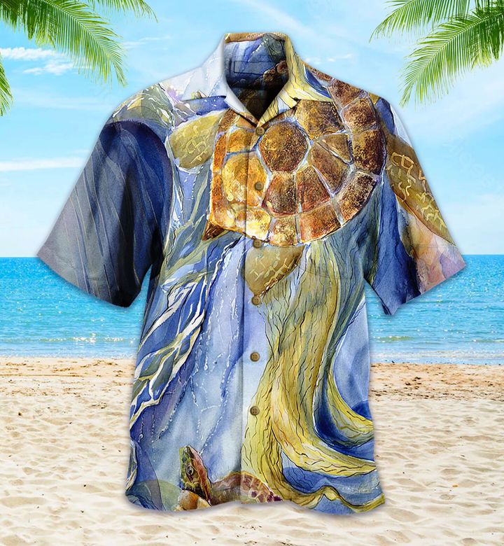 Turtle Blue Hawaii Shirt Ha91667