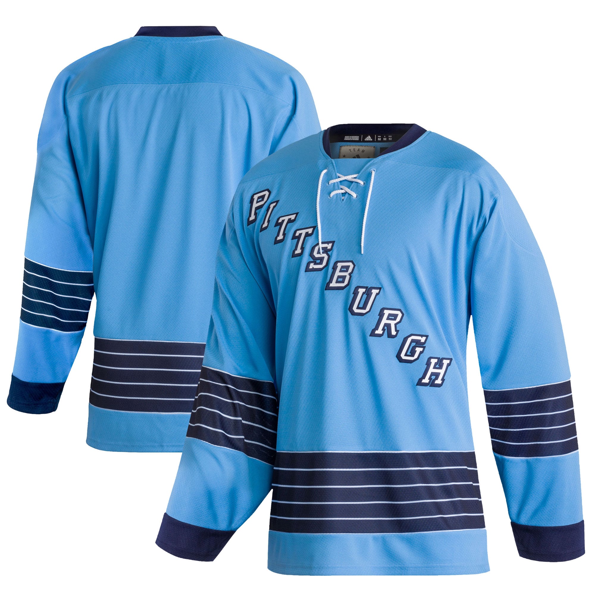 Pittsburgh Penguins Team Classics Authentic Blank Jersey – Light Blue