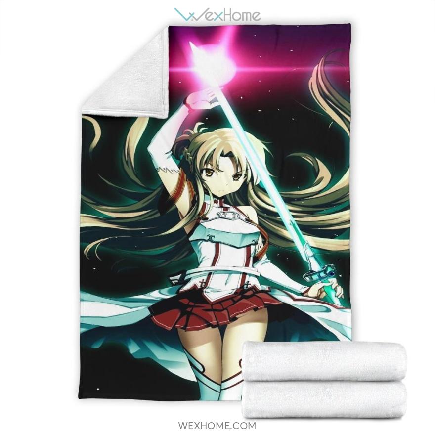 Asuna Yuuki Sword Art Online Anime Premium Blanket