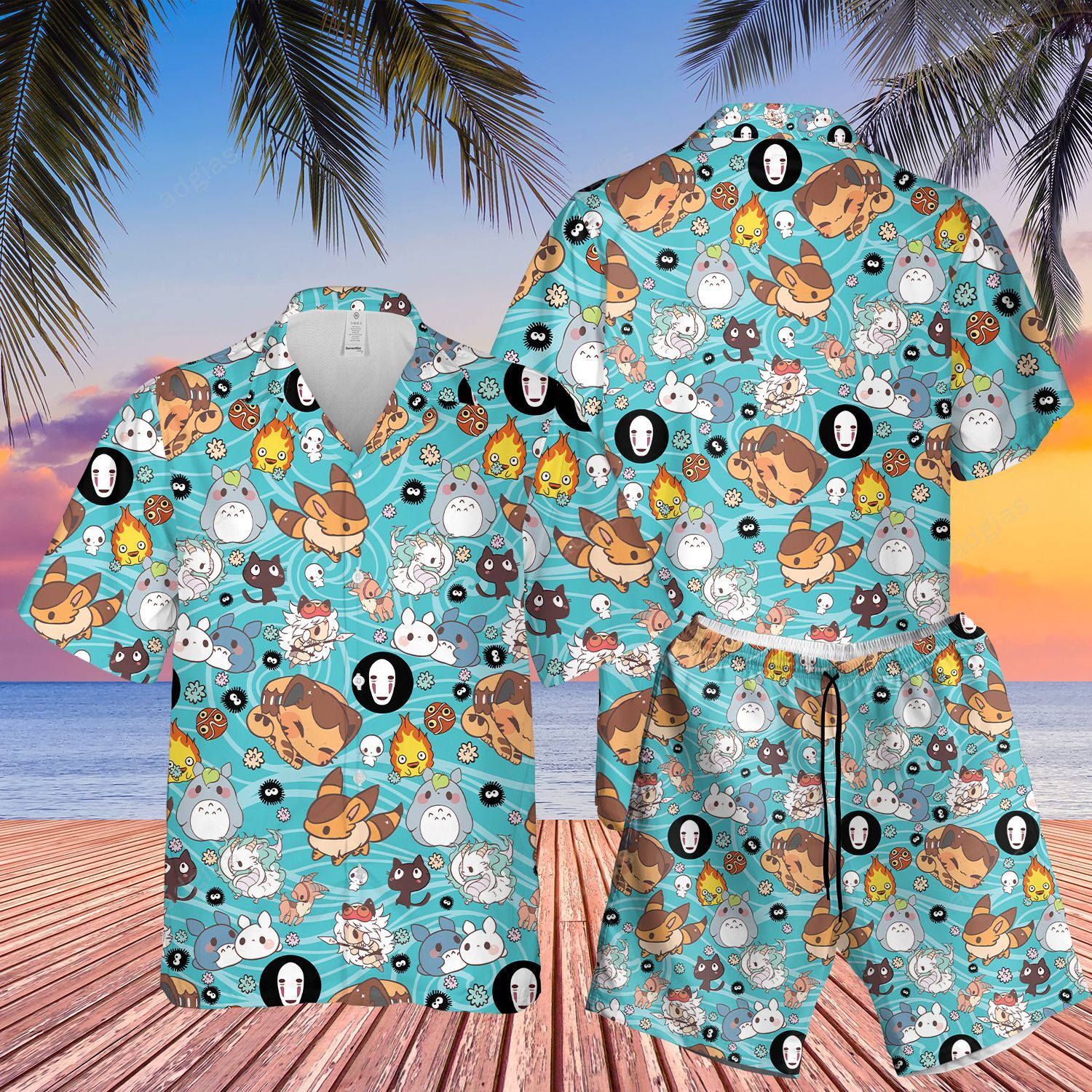 Studio Hawaii Pattern Summer Outfit Ha93801