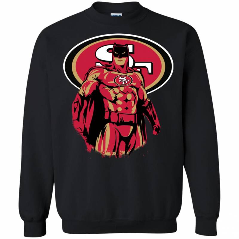 49ers Football Batman T-shirt Long Sleeve Sweatshirt Hoodie