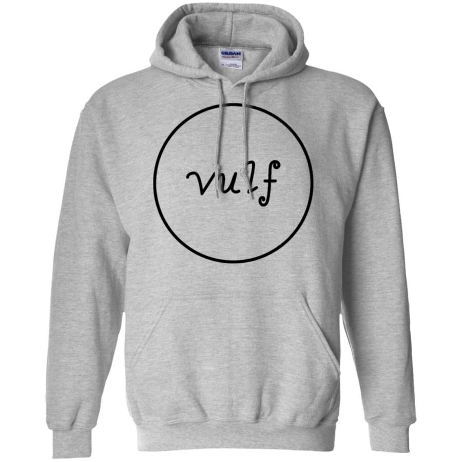 AGR vulf logo Gildan Pullover Hoodie