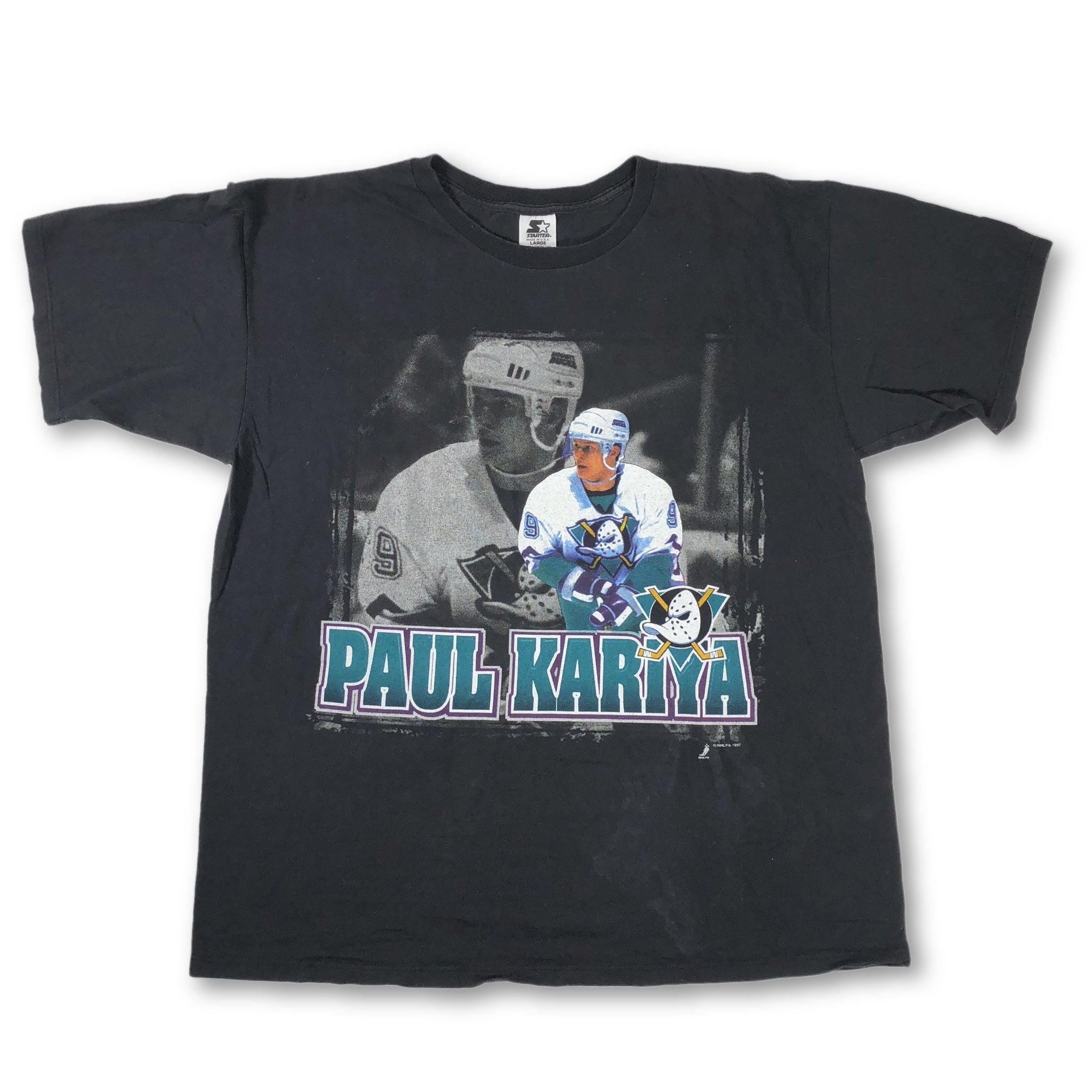 Vintage Mighty Ducks “Paul Kariya” Starter T-Shirt