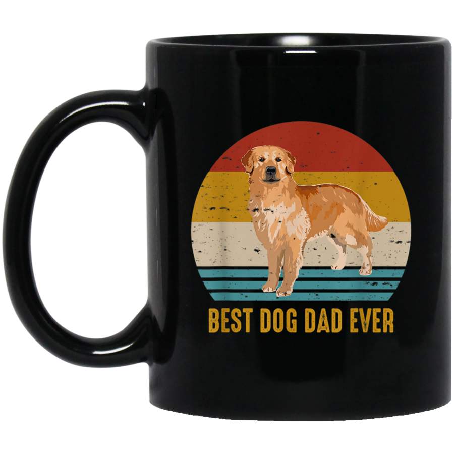 Vintage Golden Retriever Dog Dad Mug