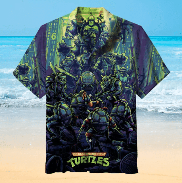 Teenage Mutant Ninja Turtles 8 For Man And Woman Print Short Sleeve Hawaii Shirt Ha103236