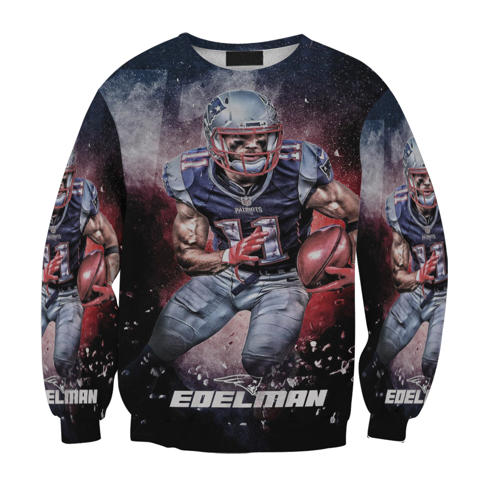 New England Patriots Julian Edelman1 Gift For Fan 3D Full Printing Sweatshirt