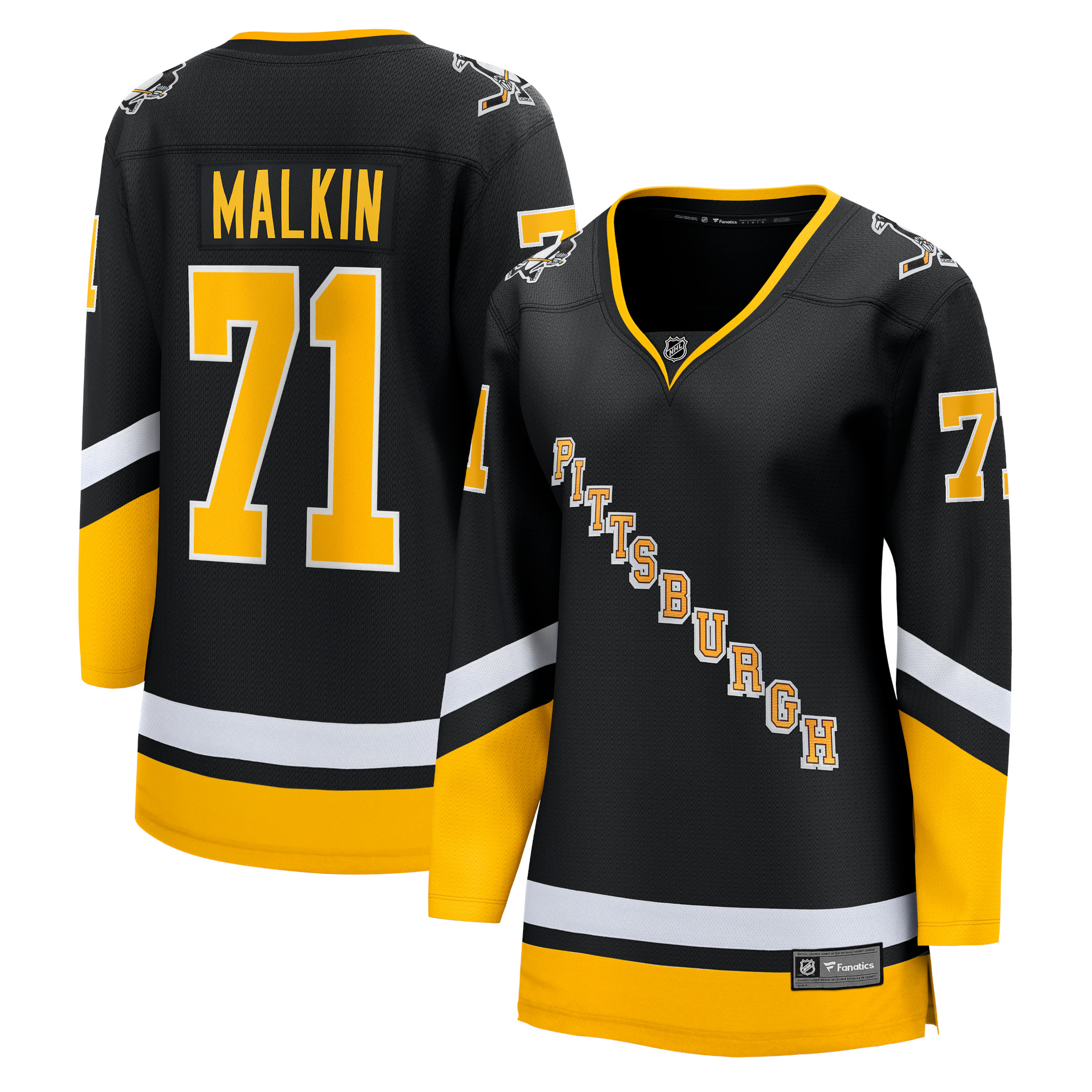 Evgeni Malkin Pittsburgh Penguins Branded Women's Alternate Premier Breakaway Player Jersey – Black