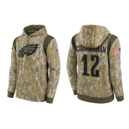 Randall Cunningham Philadelphia Eagles Camo 2021 Salute To Service ...