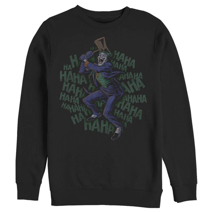 Batman Men’s Joker Dancing and Laughing  Sweatshirt