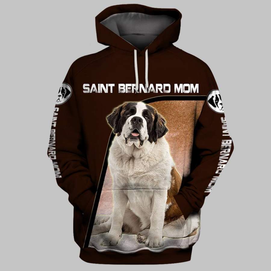 Saint Bernard Mom 3D Full Printing Shirt Limited Edition
