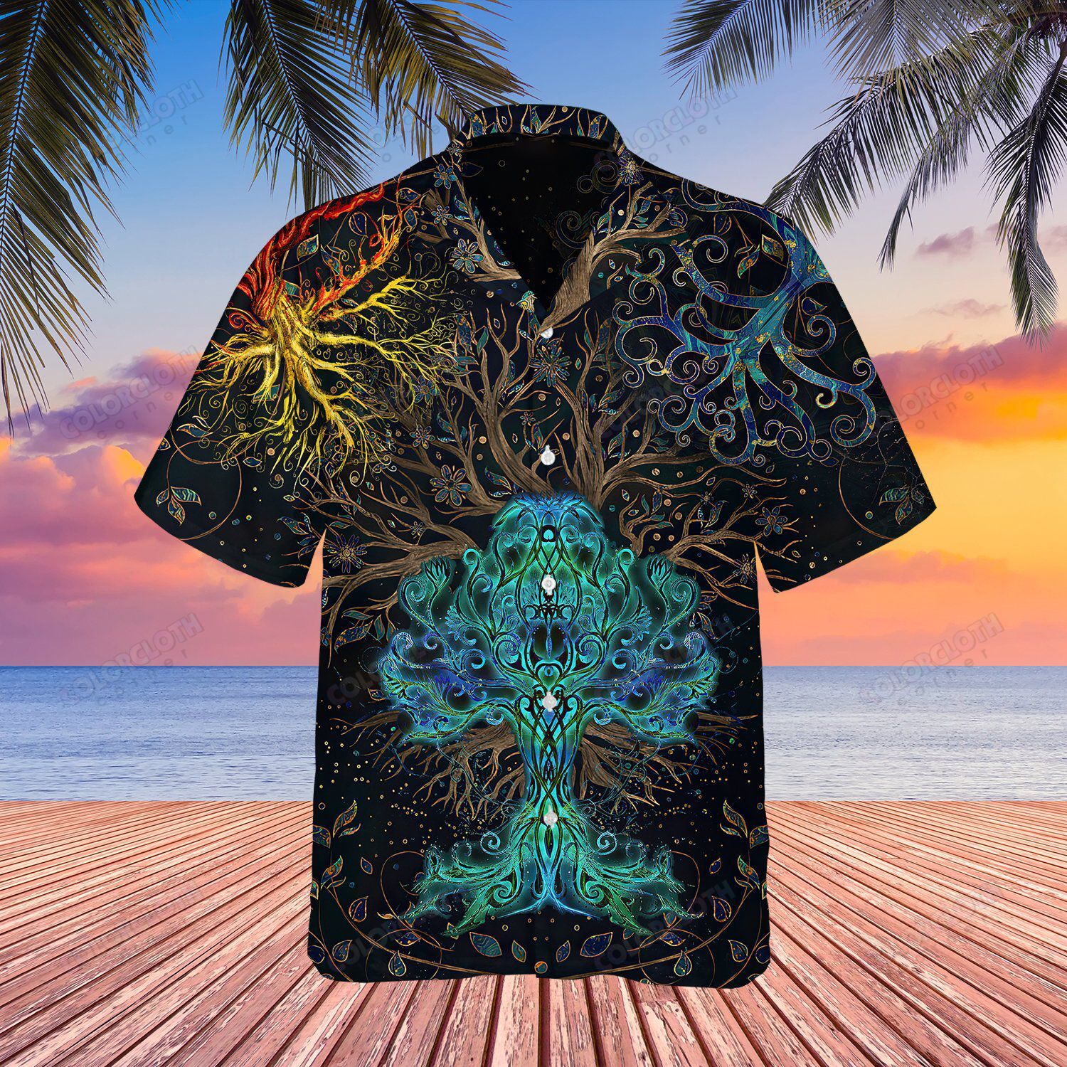 Tree Of Life Spirits Never Die Hawaiian Shirt Ha101561