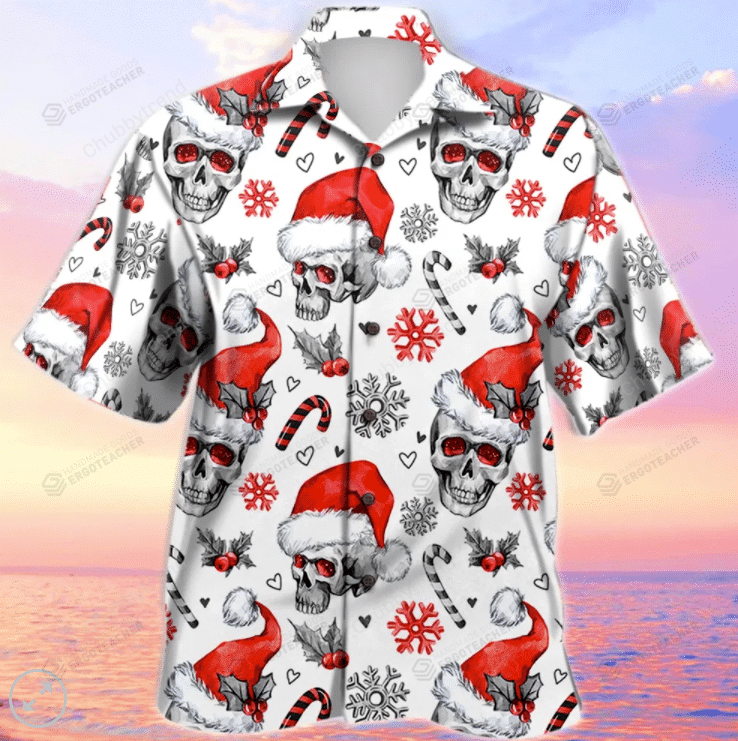 Christmas Skull Hawaii Shirt Ha17404