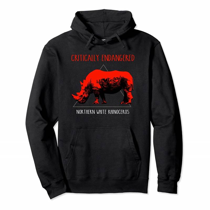 Animal Activist Hoodie Endangered Rhino Awareness Shirt