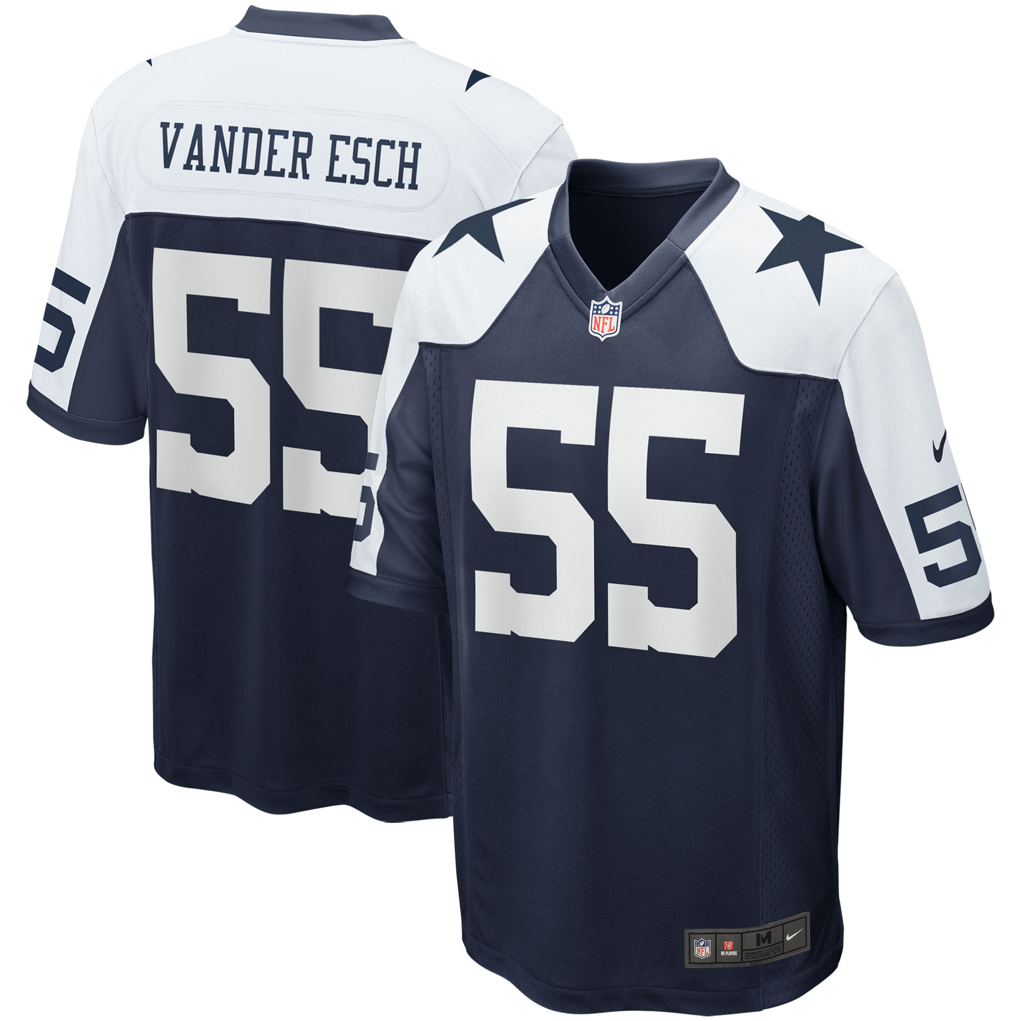 Leighton Vander Esch Dallas Cowboys Alternate Game Team Jersey – Navy