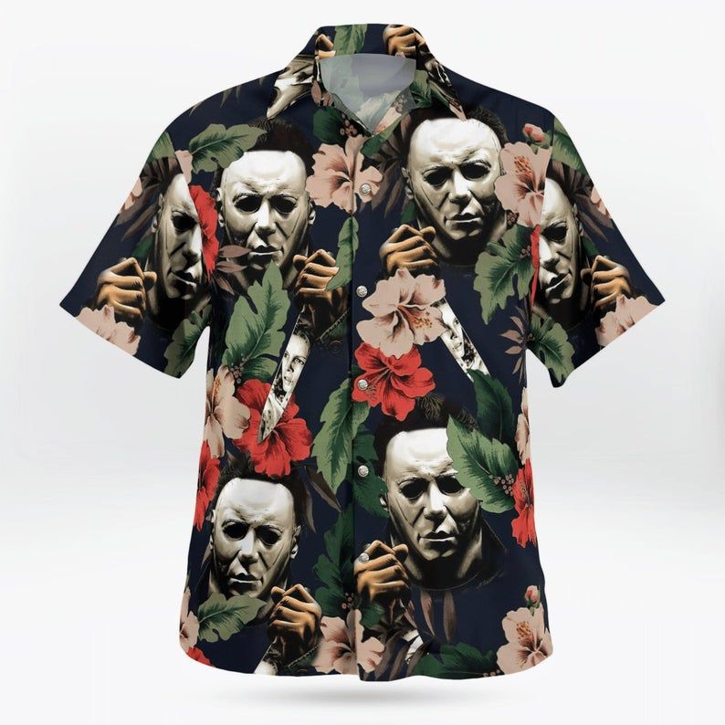 Jason Voorhees Hawa Halloween Hawaii Shirt, Halloween Horror Movie ...