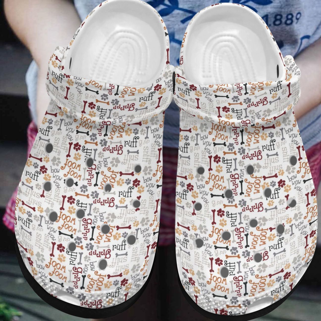 Dog Personalized Clog, Custom Name, Text, Color, Number Fashion Style For Women, Men, Kid, Print 3D I Love Dog Pattern