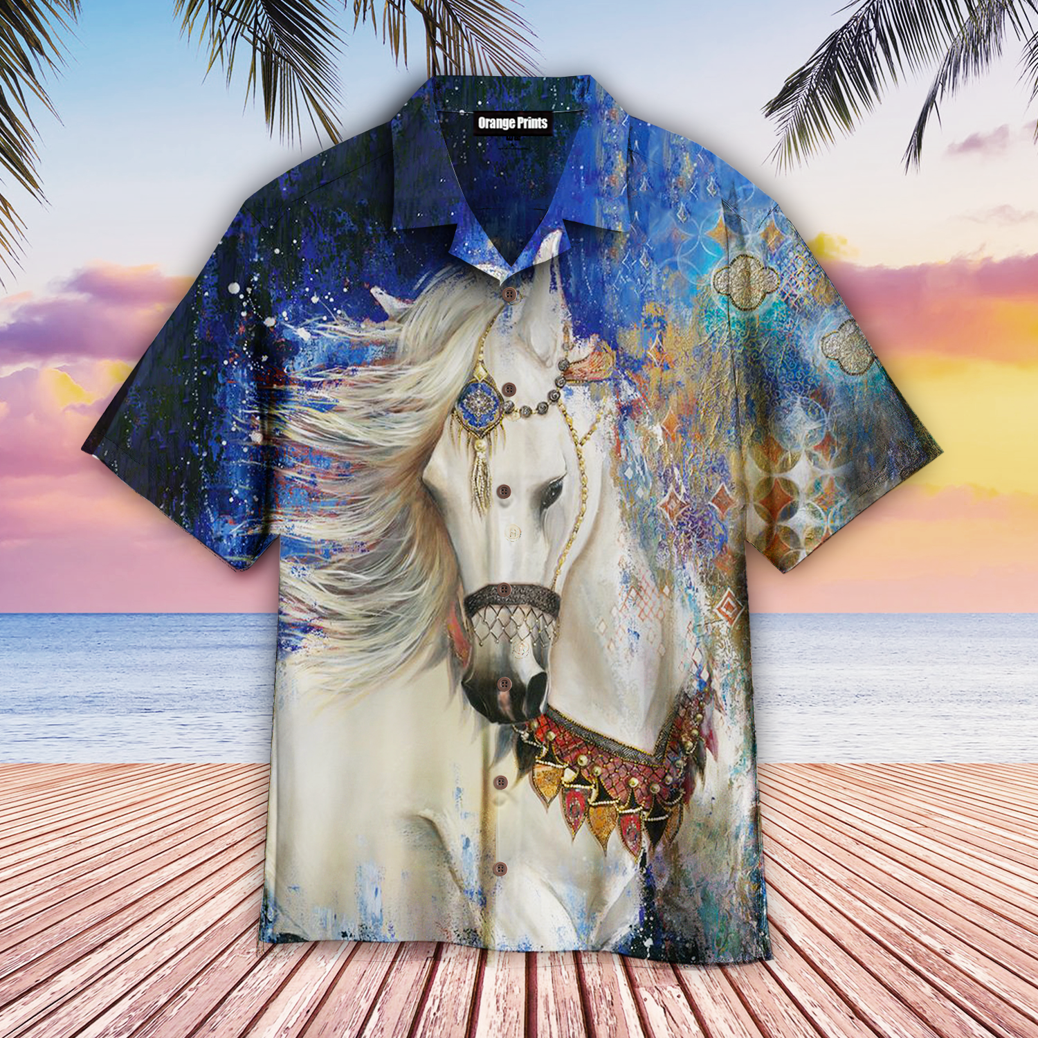 White Horse Hawaii Shirt For Men Women Ha23764