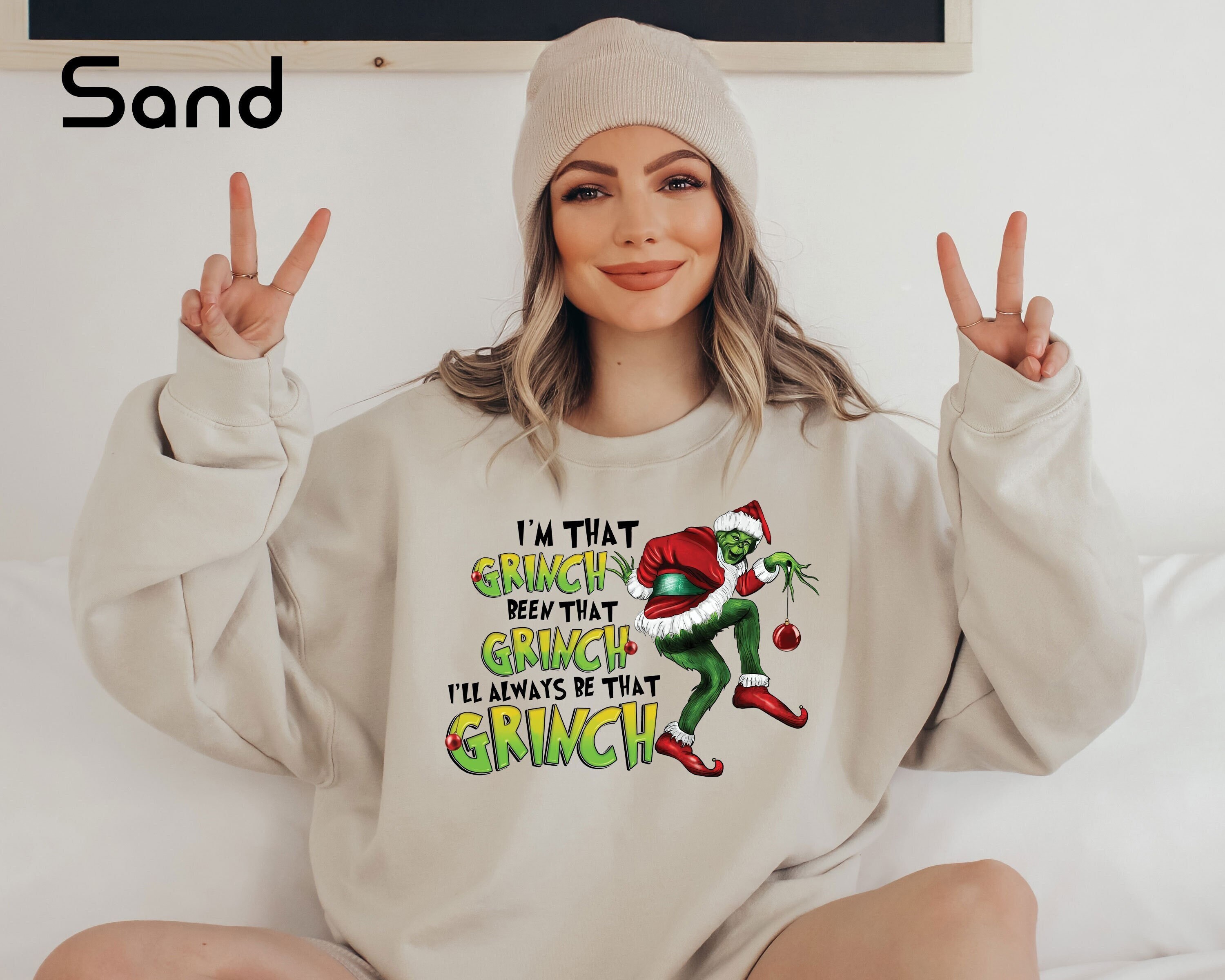 The Grinch Christmas Sweatshirt, I’m That Grinch Sweatshirt, Xmas Tree Sweater, Grinch Stole Christmas, Grinchmas Sweatshirt,Merry Christmas