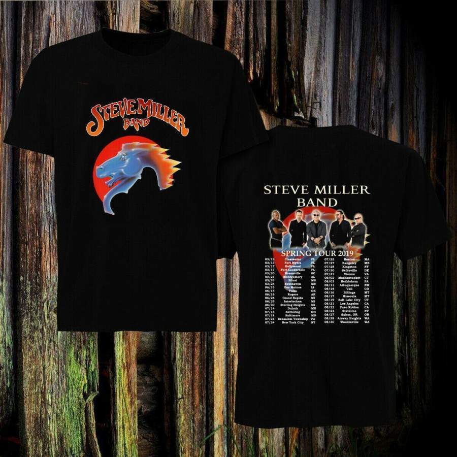 YPS Steve Miller Band Tour 2019 T-shirt 2 Side All Size New