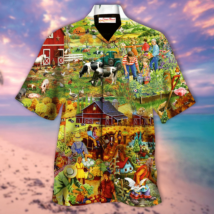 Happy Farm Daily Hawaiian Shirt Ha93012