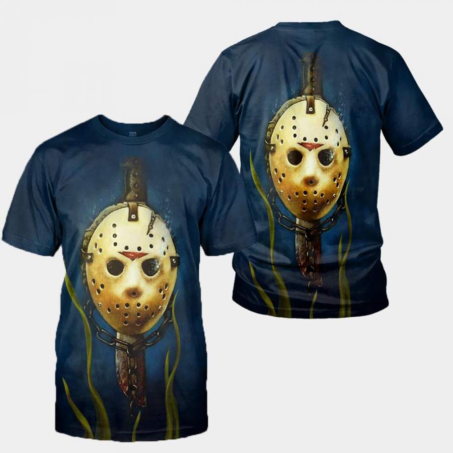 3D All Over Printed Jason Voorhees Friday The 13th Clothes 06