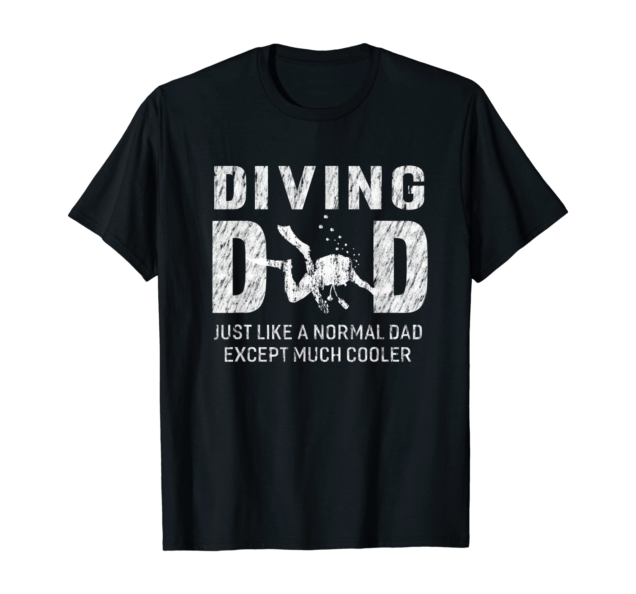 Diving Dad Gifts For Father Scuba Diving Men T-shirt