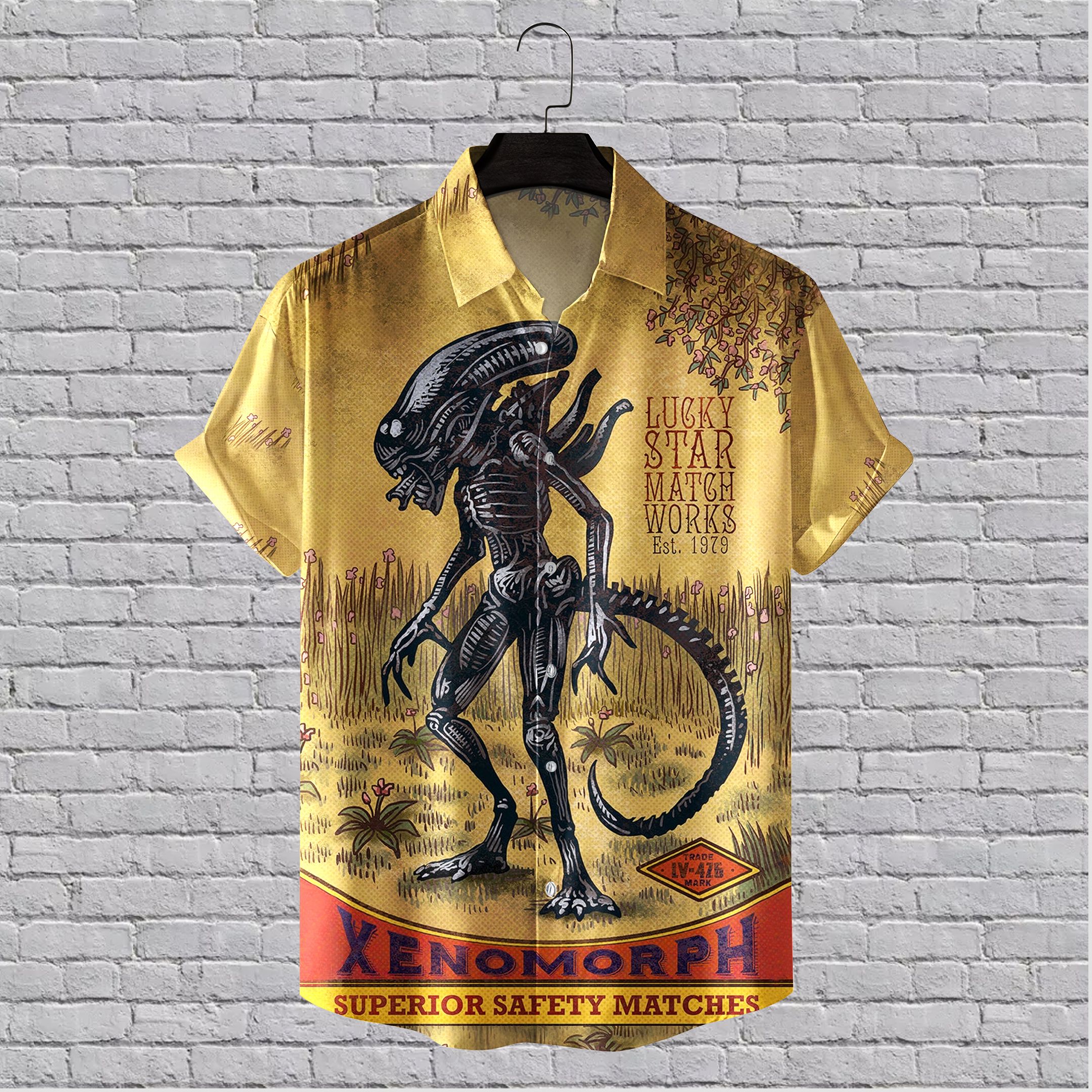 Xenomorph Match Hawaii Shirt Ha99695